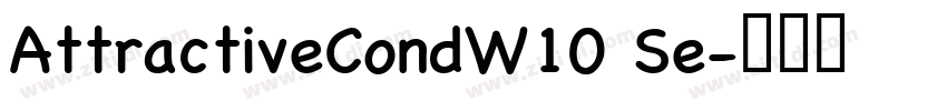 AttractiveCondW10 Se字体转换